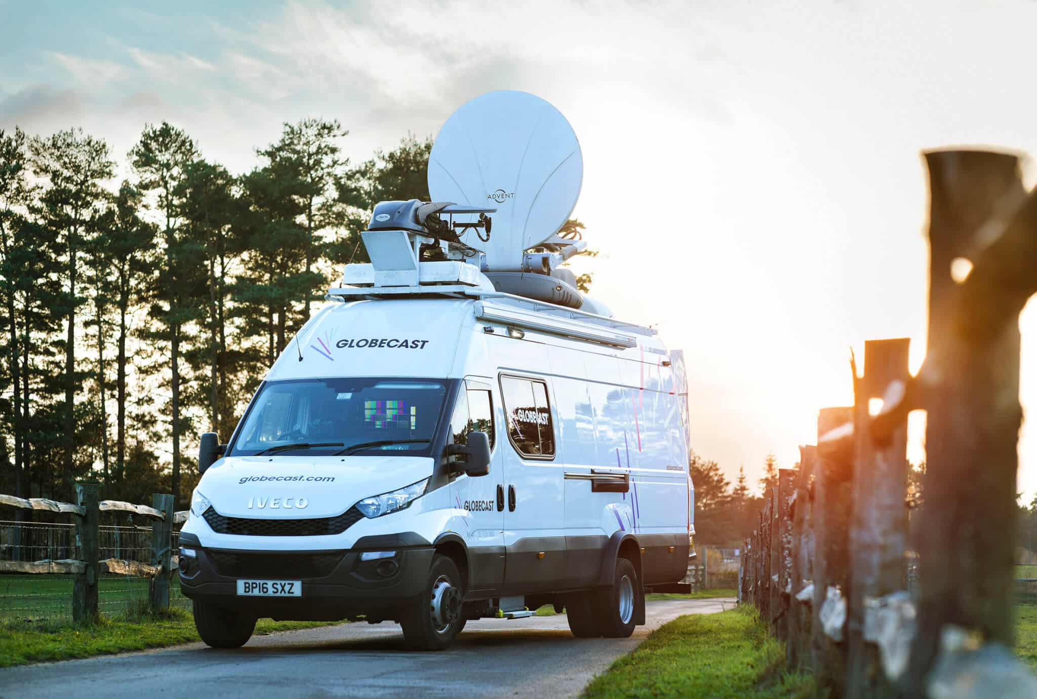 Globecast SNG vehicle