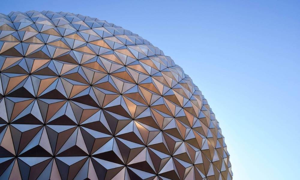 Creative picture of a building with interesting architecture design