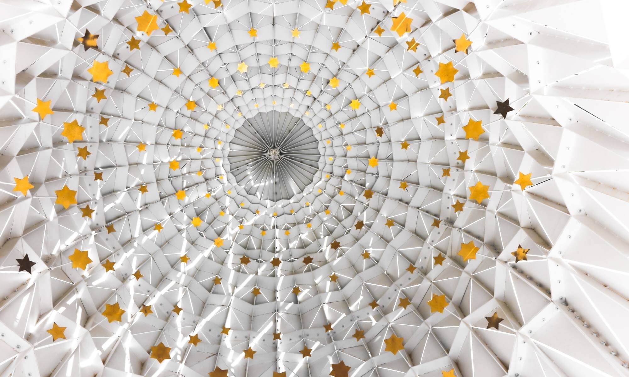Creative picture of a building with interesting architecture design