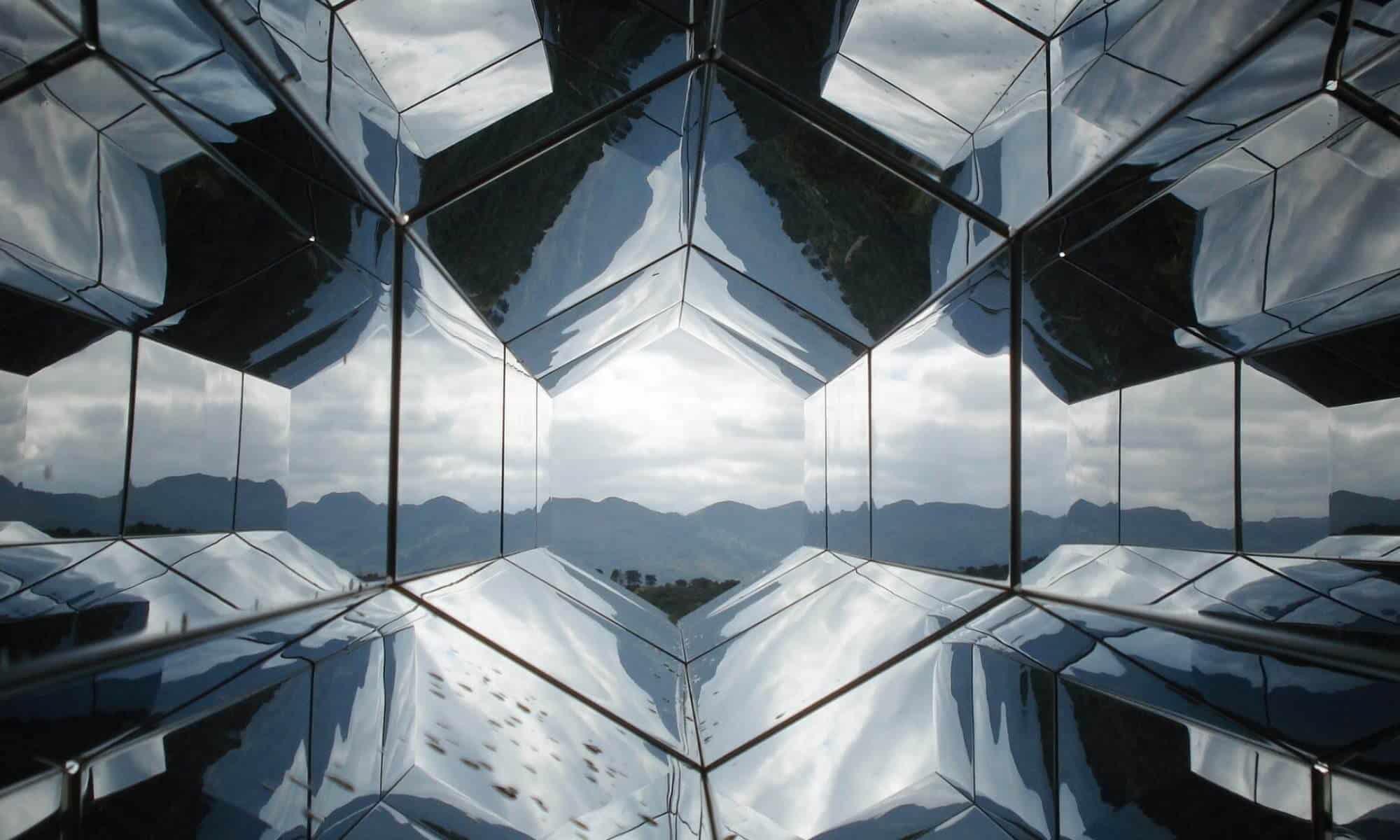 Creative picture of a building with interesting architecture design