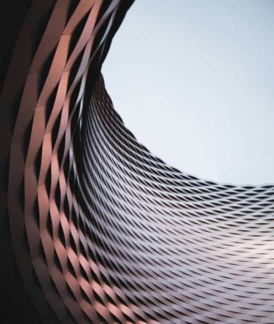 Creative picture of a building with interesting architecture design
